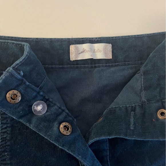 Altar’d State Velvet Green Mini Skirt Size Small - Picture 3 of 3